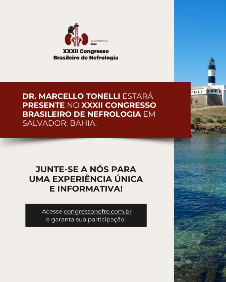 Presidente eleito da ISN marcará presença no XXXII Congresso Brasileiro de Nefrologia em Salvador, Bahia