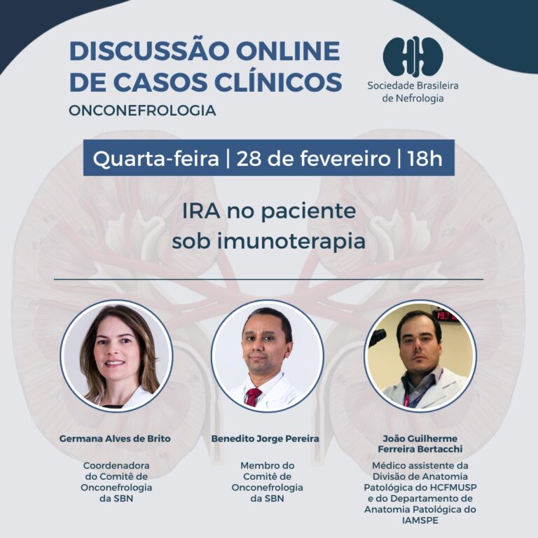 Discussão de Casos do Comitê de Onconefrologia da SBN