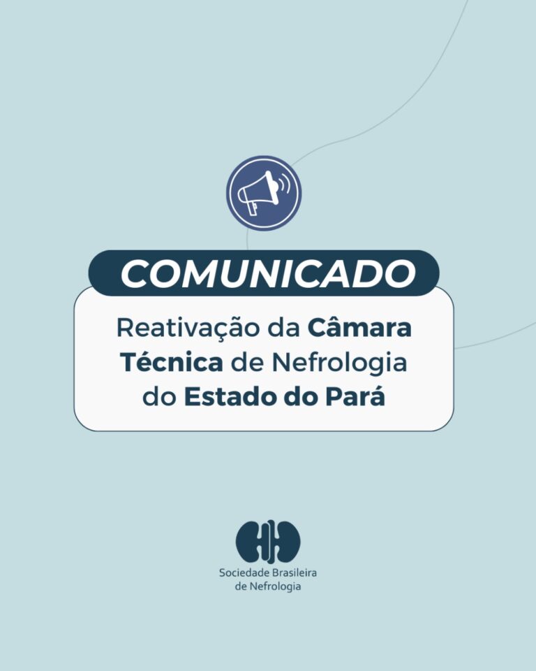 Reativação da Câmara Técnica de Nefrologia do Estado do Pará