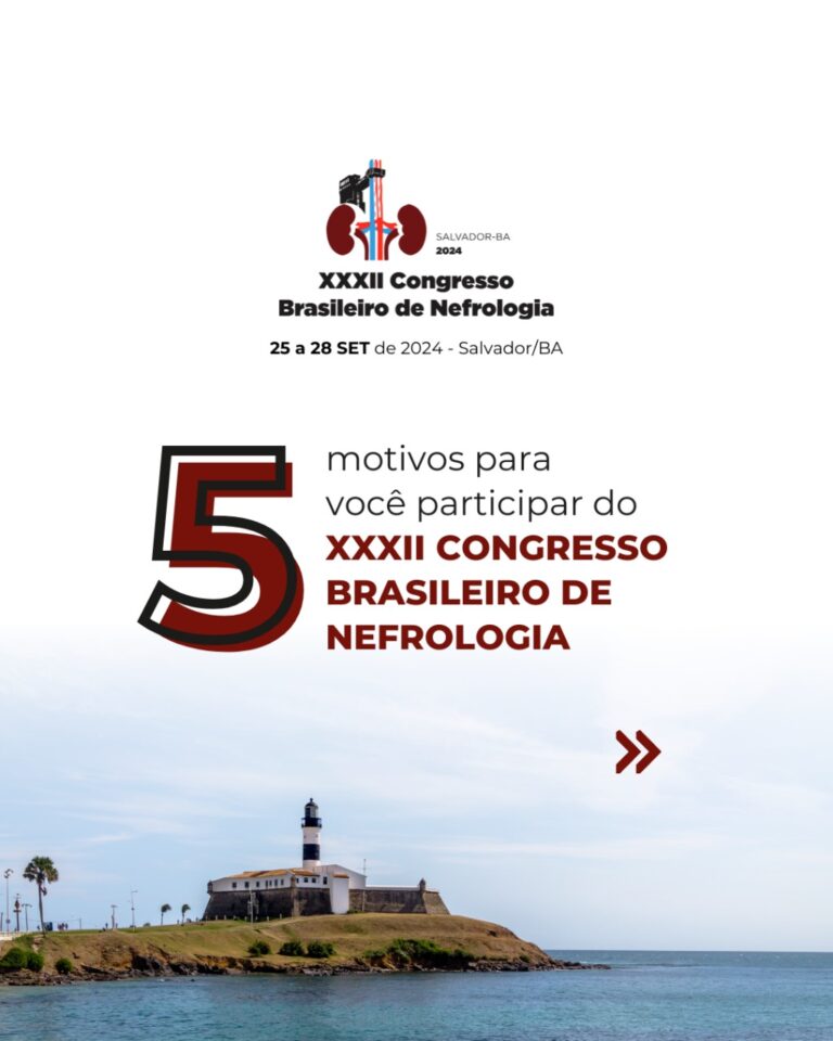 Não perca a oportunidade de participar do XXXII Congresso Brasileiro de Nefrologia