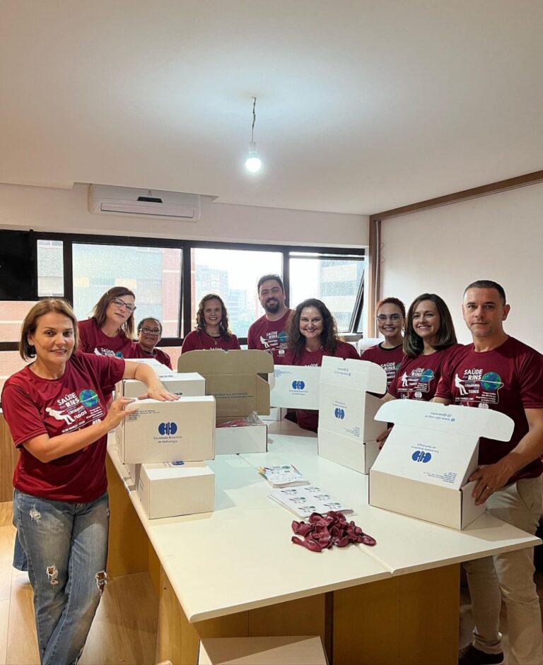 Preparativos já foram iniciados na sede da SBN, em São Paulo, para o Dia Mundial do Rim