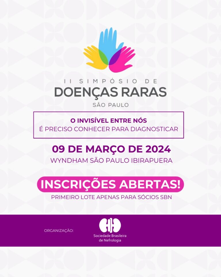 Inscrições abertas para o II Simpósio de Doenças Raras!
