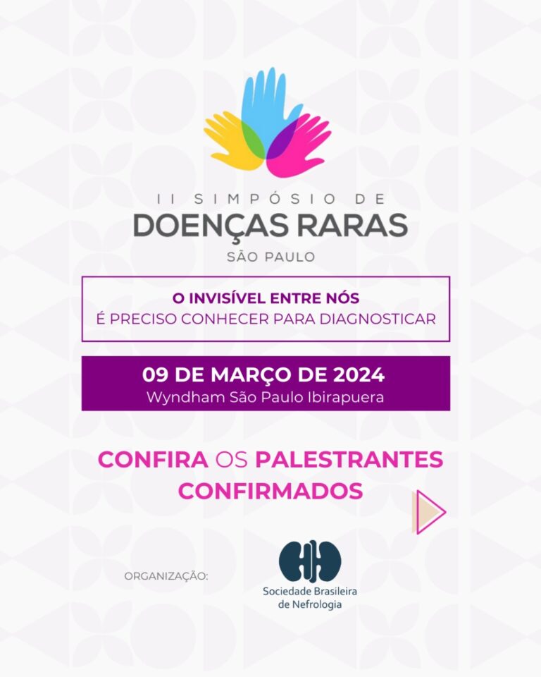 Confira os palestrantes confirmados no II Simpósio de Doenças Raras!