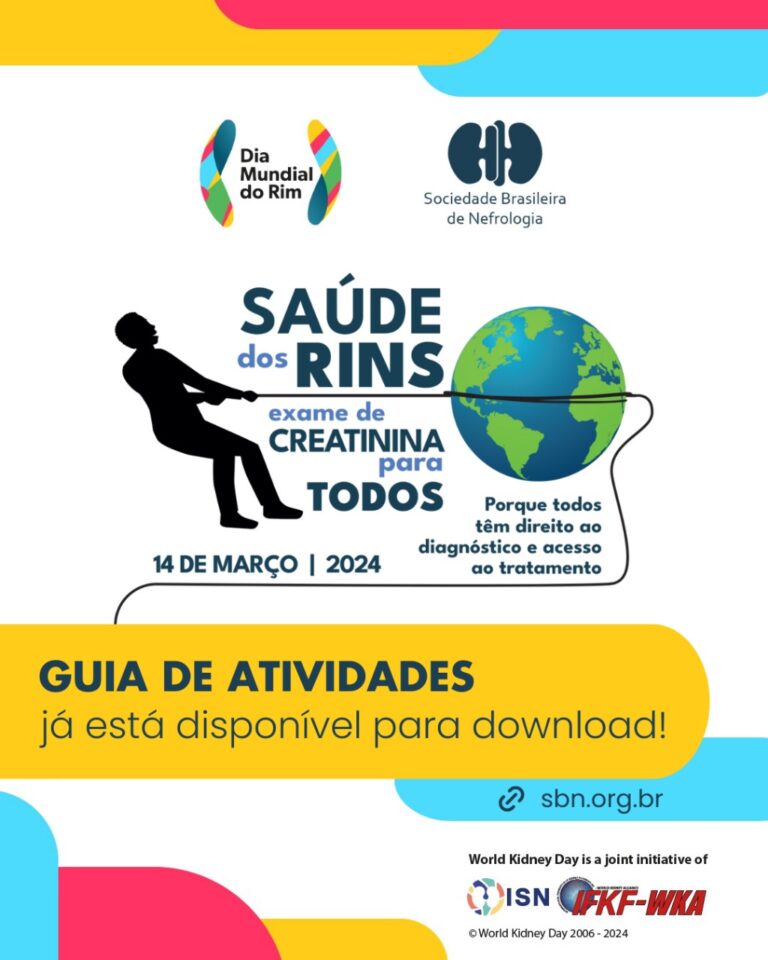 O Guia de Atividades do Dia Mundial do Rim de 2024 já está disponível para download