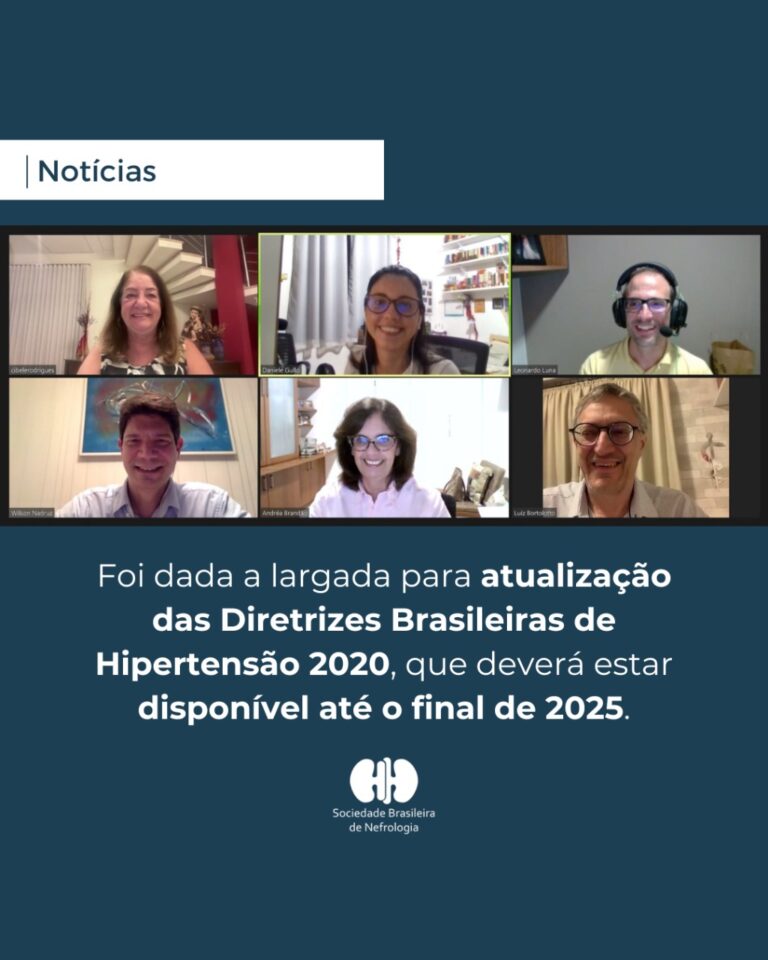 SBN inicia atualização das Diretrizes Brasileiras de Hipertensão 2020