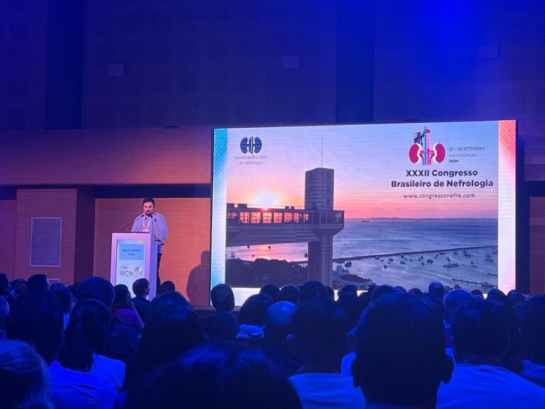 O Presidente da SBN, José Moura Neto, fez apresentação na Sessão do KDIGO/ISN durante o WCN24