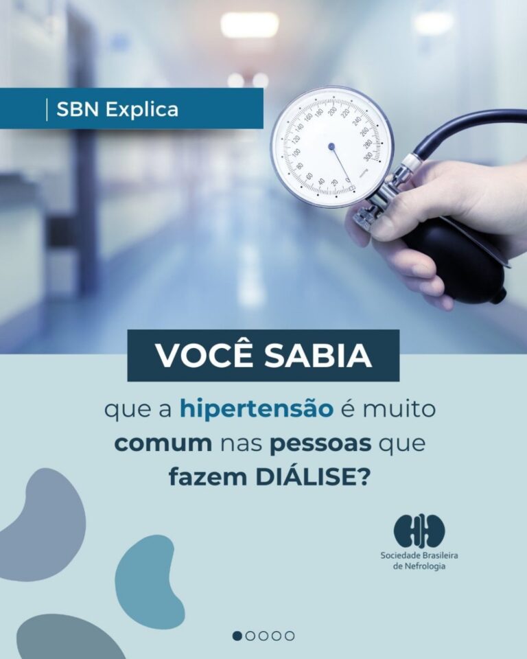 SBN Explica: A hipertensão é uma preocupação comum para quem passa por diálise, e entender como controlá-la é essencial para a saúde renal.