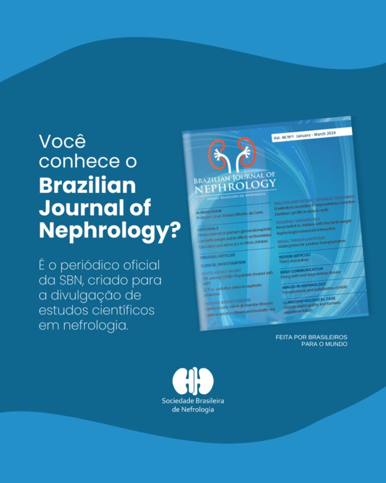 Conheça o Brazilian Journal of Nephrology (BJN)