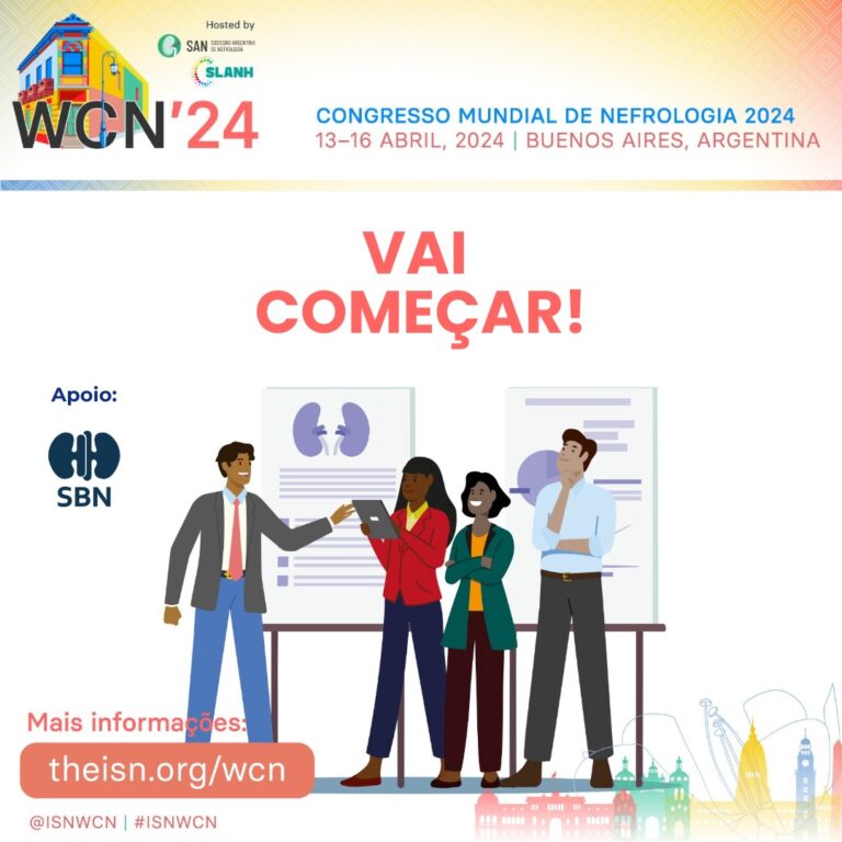 O Congresso Mundial de Nefrologia começou!