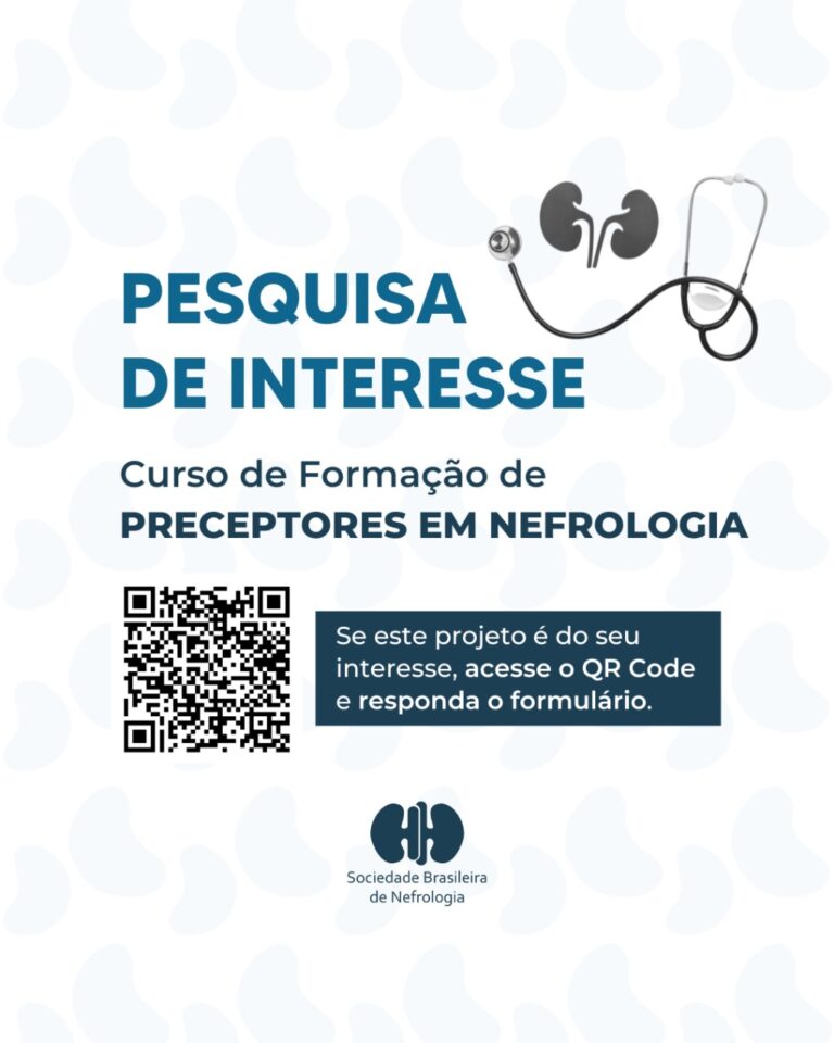 Pesquisa de interesse: Curso de formação de preceptores em Nefrologia