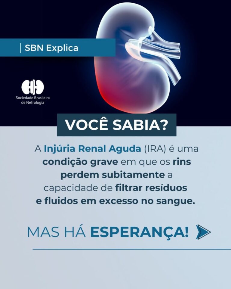 SBN Explica: Injúria Renal Aguda
