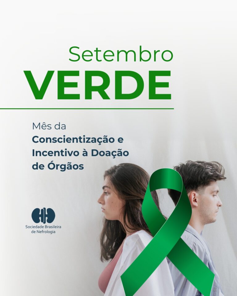 Setembro Verde é uma campanha de conscientização sobre a importância da doação de órgãos para transplantes!