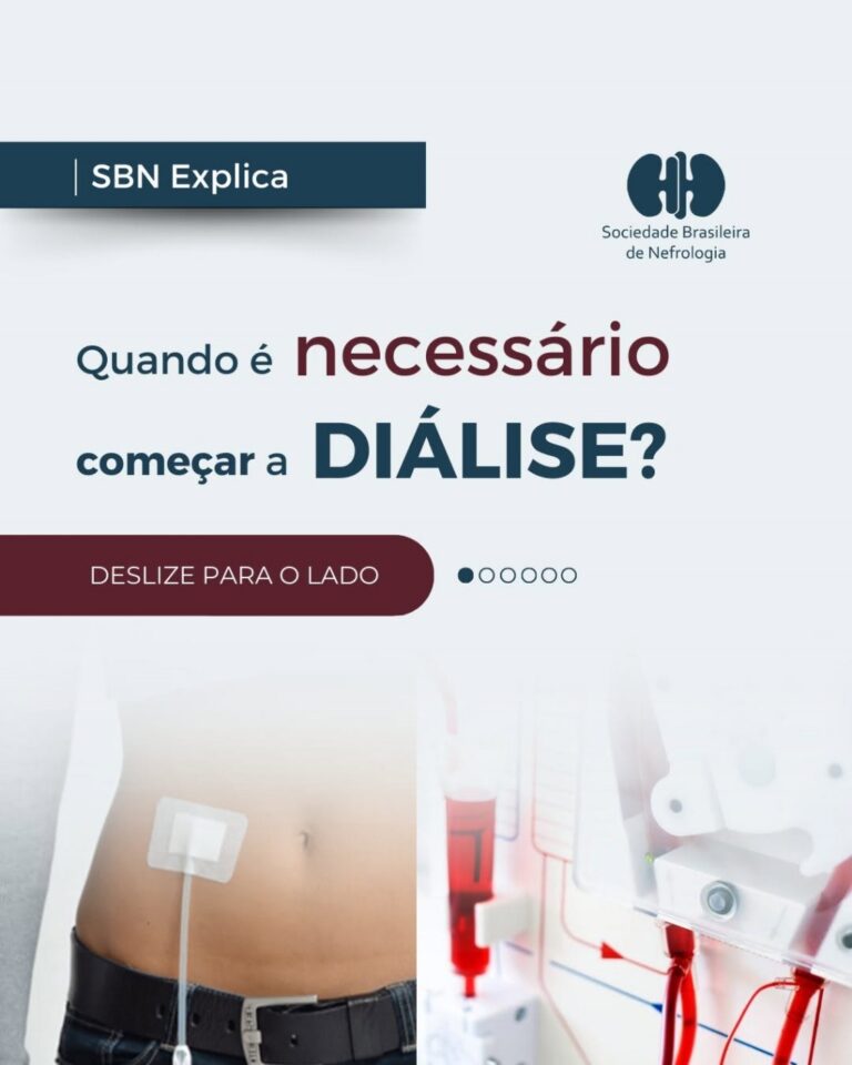 SBN Explica: Quando é necessário começar a diálise?
