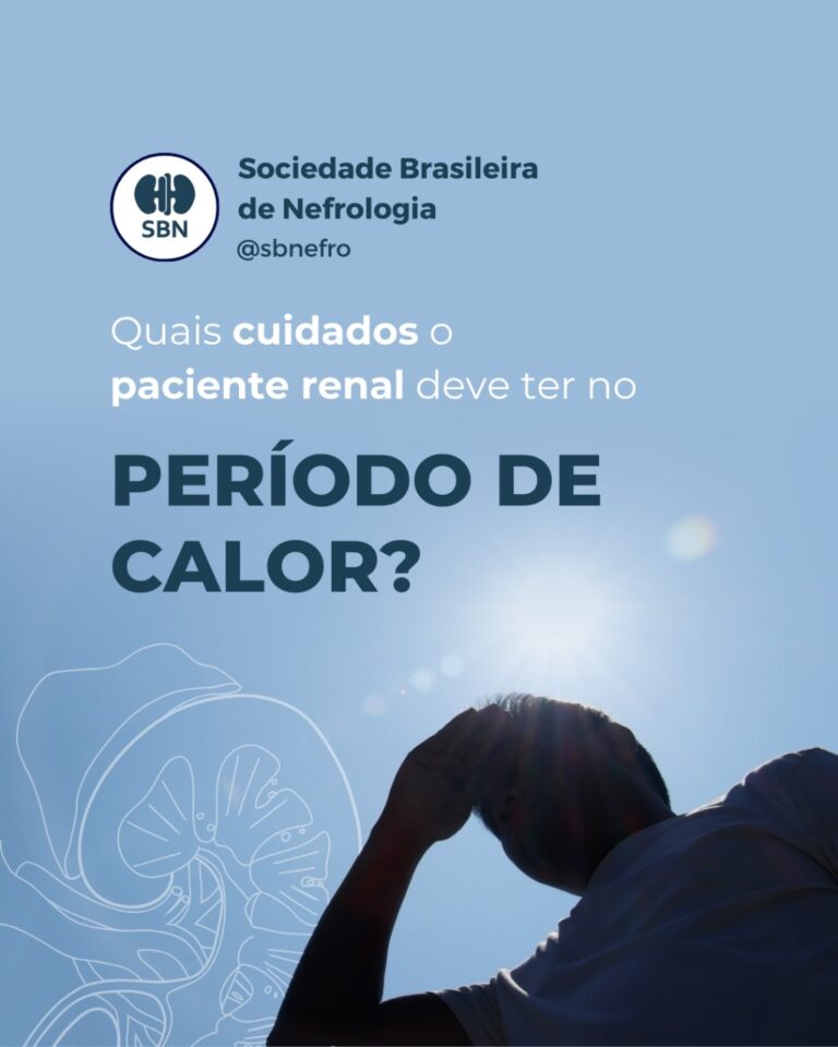 Quais cuidados paciente renal deve ter no período de calor?