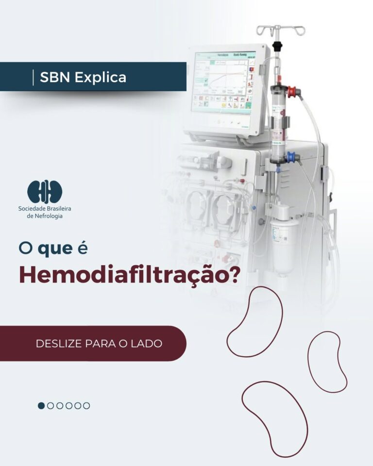 Você sabe o que é Hemodiafiltração? A SBN Explica!