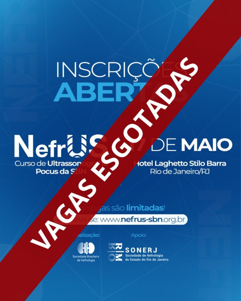 A 4ª edição do NefrUS – Curso de Ultrassonografia Pocus da SBN está com todas as vagas preenchidas!