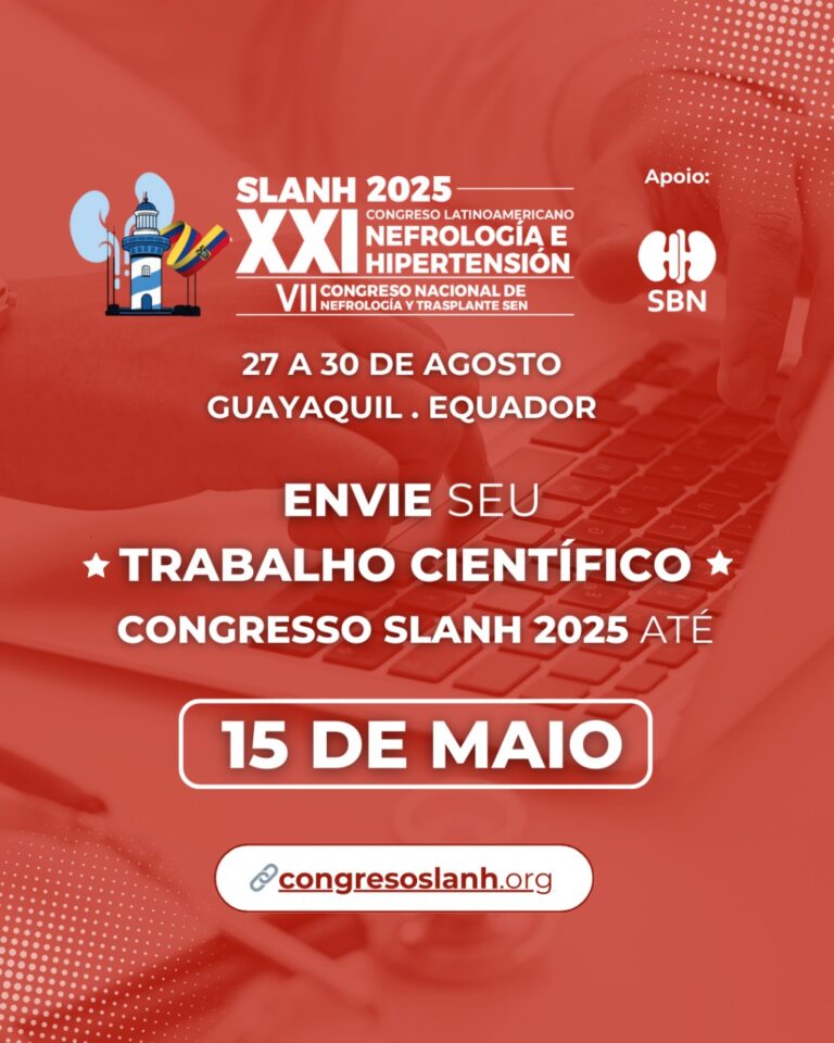 Abertas as inscrições para submissão de trabalhos científicos no Congresso SLANH 2025, que acontece de 27 a 30 de agosto, em Guayaquil, Equador