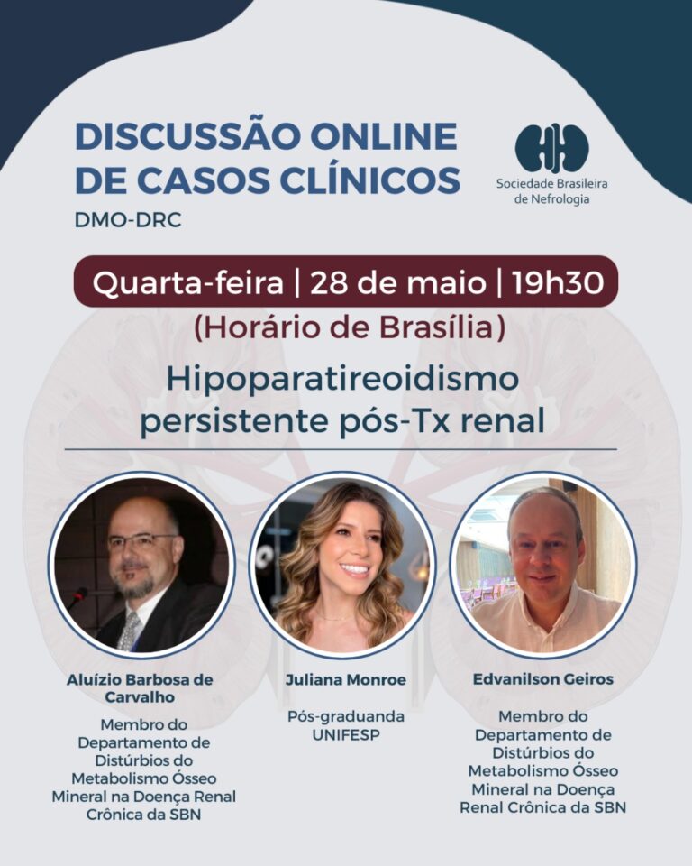 SBN promoverá mais um encontro para Discussão Online de Casos Clínicos do Departamento de DMO-DRC