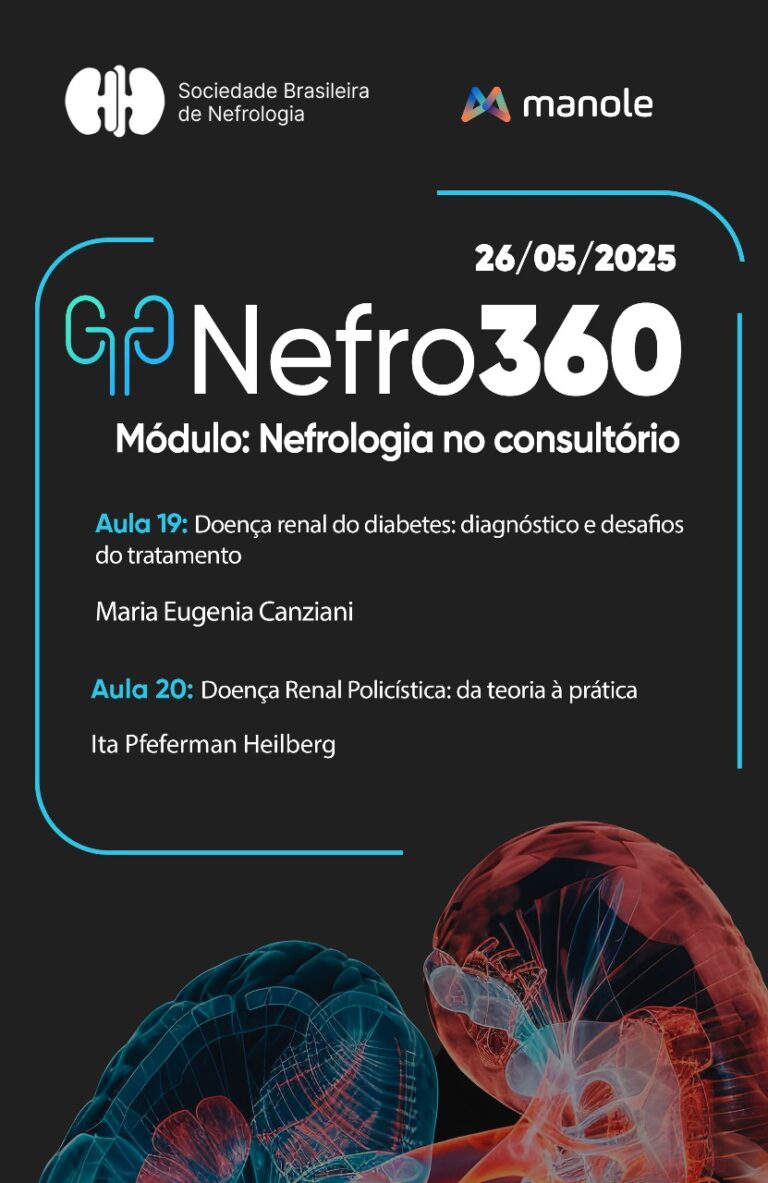 Novas aulas no ar! As aulas 19 e 20 do módulo 2 do Nefro360 já estão disponíveis na plataforma!