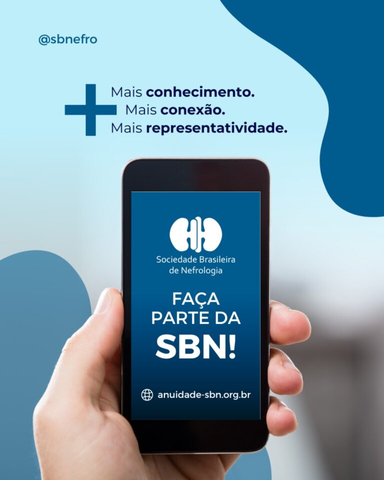 Ao se tornar sócio da SBN, você fortalece sua atuação profissional e contribui para o crescimento da Nefrologia no Brasil