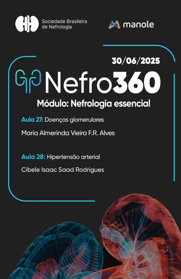 Nefro 360: As aulas 27 e 28 do módulo “Nefrologia Essencial” já estão disponíveis na plataforma!