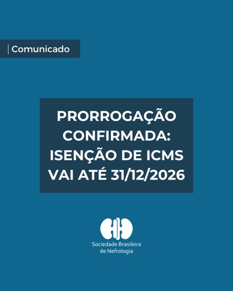 Importante para a saúde: isenção de ICMS prorrogada!