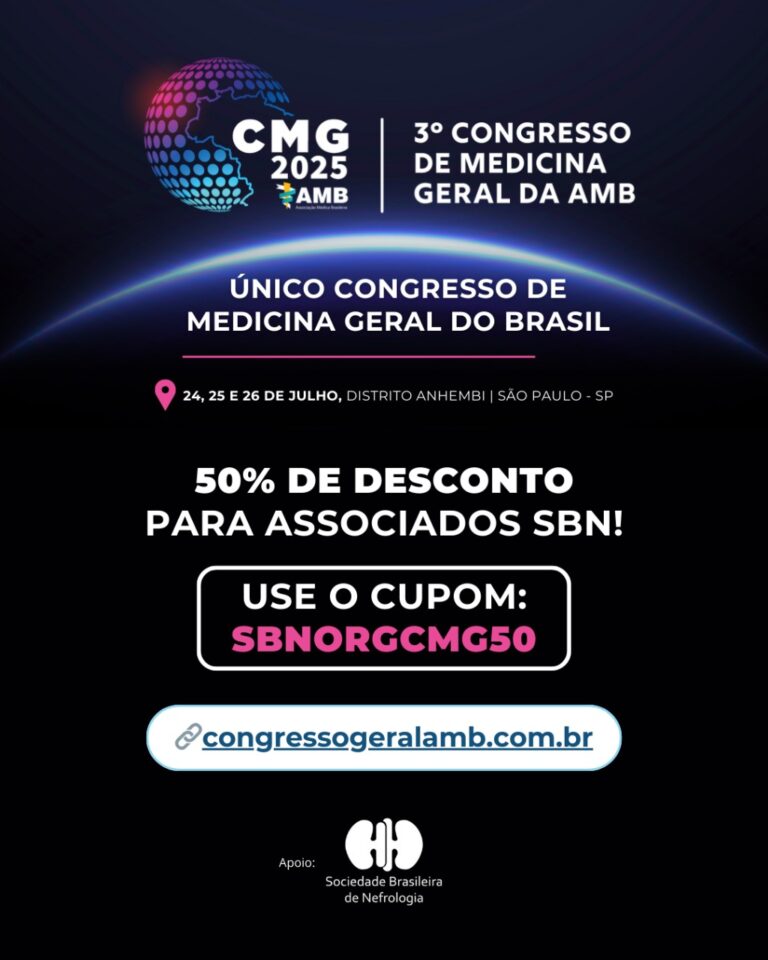 SBN estará no Congresso de Medicina Geral da AMB com estande e presença ativa. Associados tem desconto na inscrição