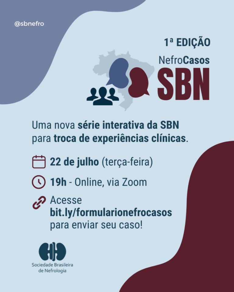 Participe da 1ª edição do NefroCasos SBN!
