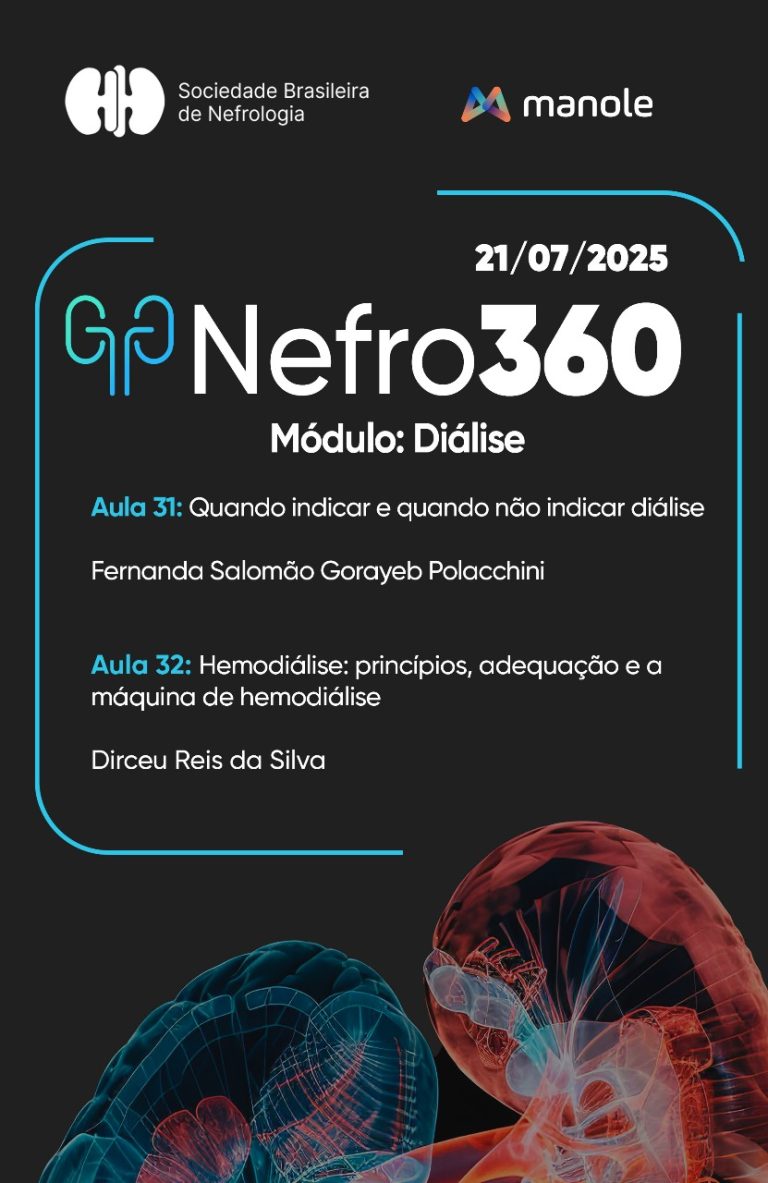 As aulas 31 e 32 do módulo 4 do curso Nefro360 já estão disponíveis na plataforma!