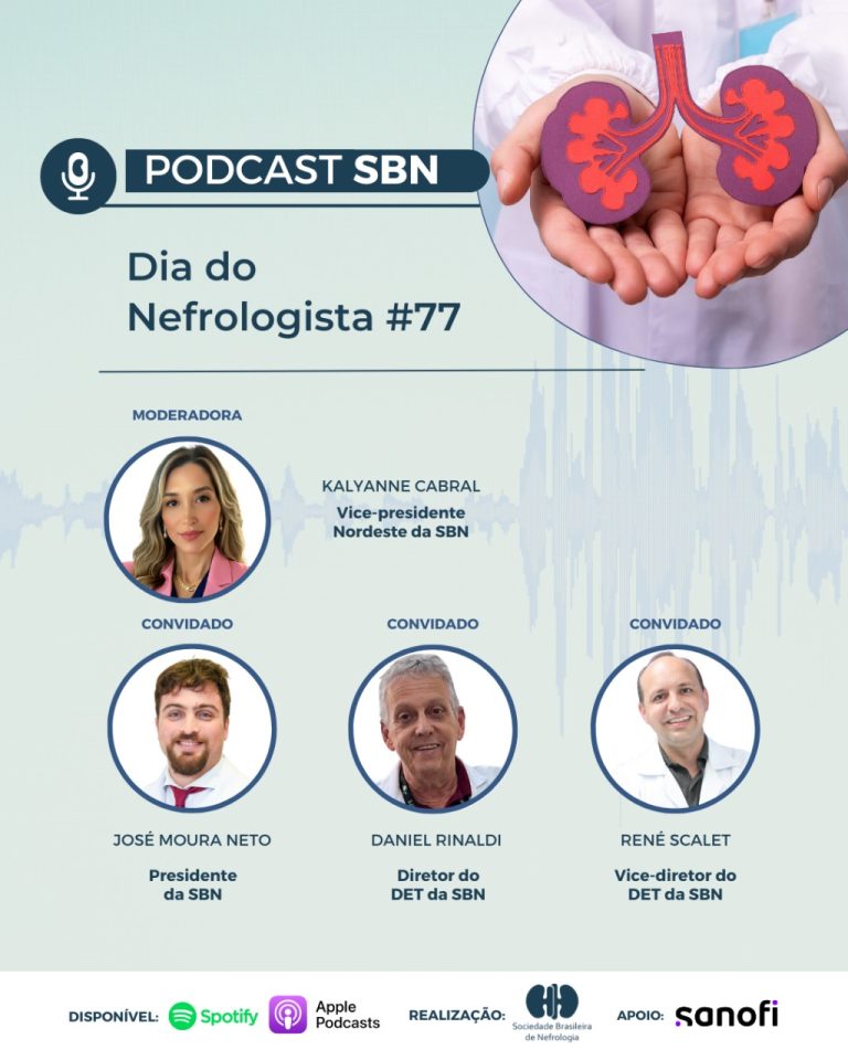 SBN lança episódio especial do podcast em homenagem ao Dia do Nefrologista