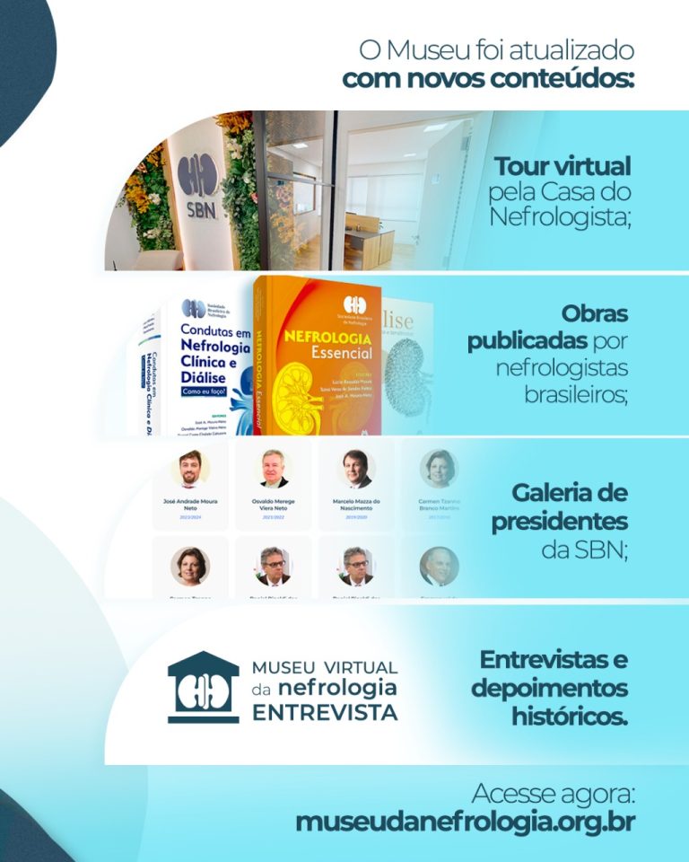 Novidades no Museu Virtual da Nefrologia!