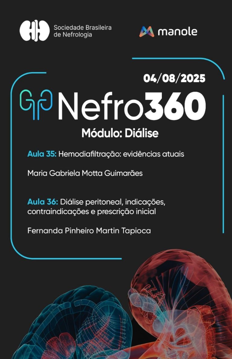 As aulas 35 e 36 do módulo 4 do curso Nefro 360 já estão disponíveis na plataforma!