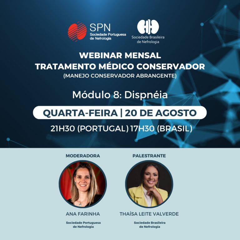 Curso: Tratamento Conservador Abrangente da Doença Renal Crônica! Webinar sobre “Dispnéia”