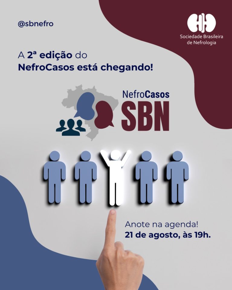 Vem aí a 2ª edição do NefroCasos! Um espaço de aprendizado prático, troca de experiências e atualização científica