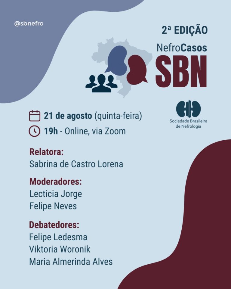A 2ª edição do NefroCasos aconteceu em 21/08: aprendizado prático e atualização científica!