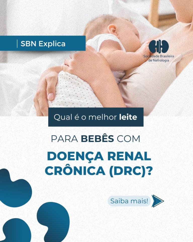 SBN Explica: Qual é o melhor leite para bebês com Doença Renal Crônica (DRC)?