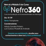 Vem aí o Módulo 5 do Curso Nefro360 da SBN!