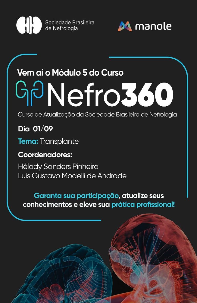Vem aí o Módulo 5 do Curso Nefro360 da SBN!