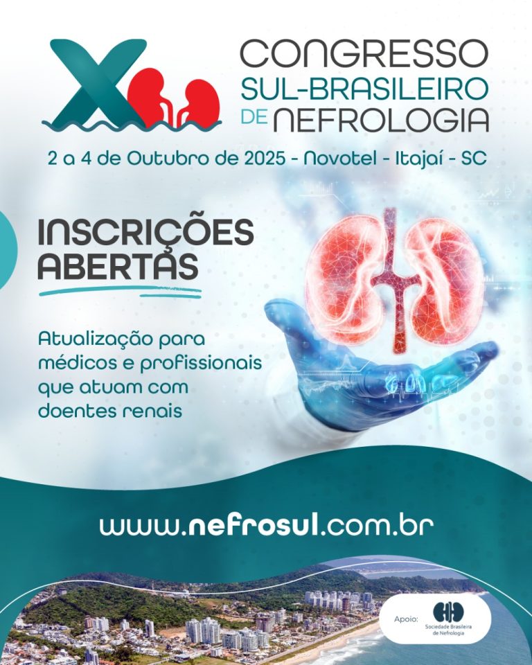Vem aí o X Congresso Sul-Brasileiro de Nefrologia!