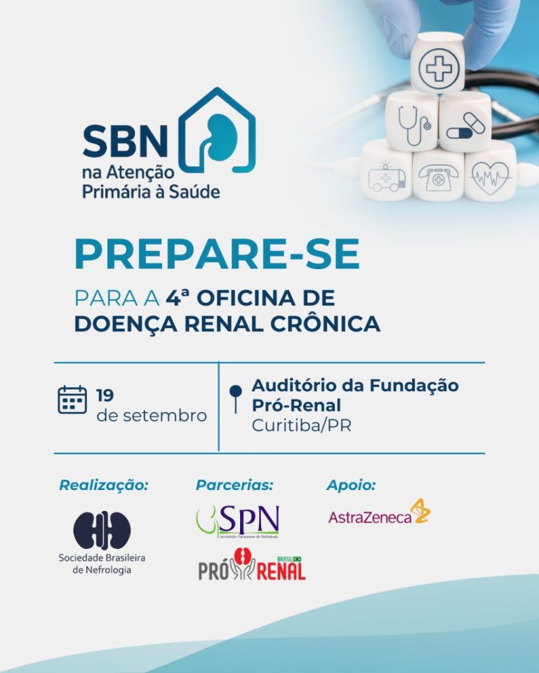 SBN promove em Curitiba a 4ª Oficina de Doença Renal Crônica, capacitando profissionais do SUS para diagnóstico precoce e melhor cuidado aos pacientes