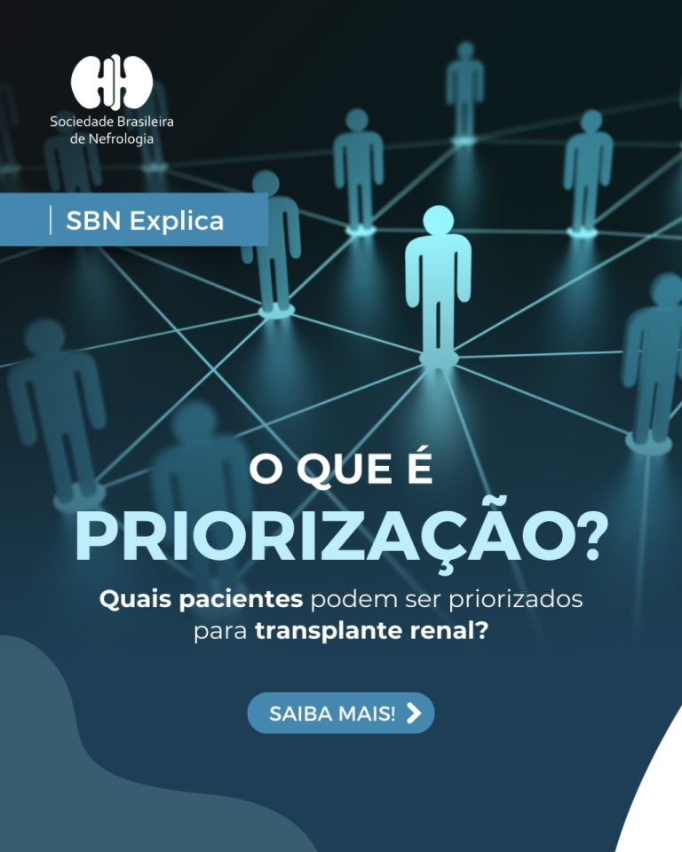 SBN Explica: entenda como funciona a priorização em lista de transplante renal no Brasil, garantindo justiça e equidade na distribuição de órgãos