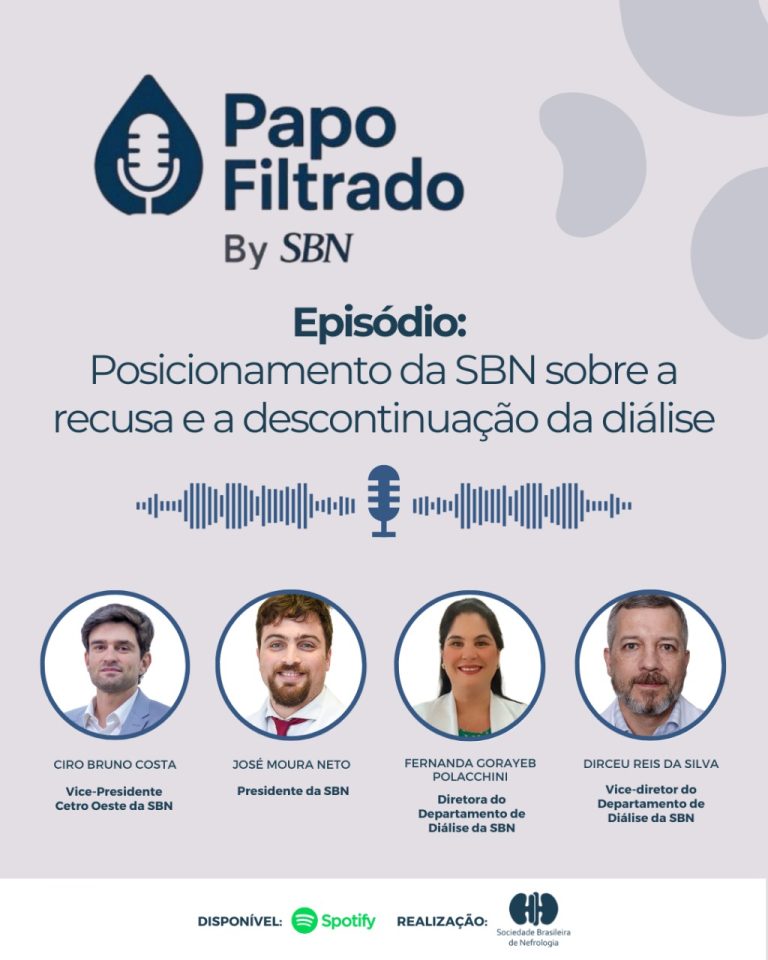 Podcast SBN#83: Posicionamento da SBN sobre a recusa e descontinuação da diálise