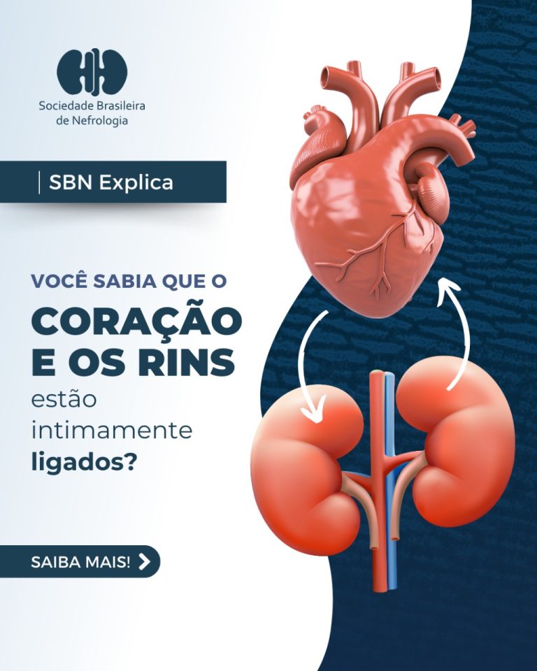 Neste Dia Mundial do Coração, a SBN lembra: coração e rins estão intimamente ligados