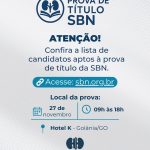 SBN divulga lista definitiva de inscrições homologadas para a Prova de Título de Especialista em Nefrologia 2025