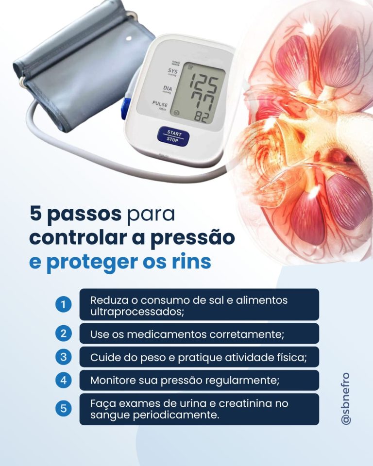 Confira os 5 passos para controlar a pressão e proteger os rins