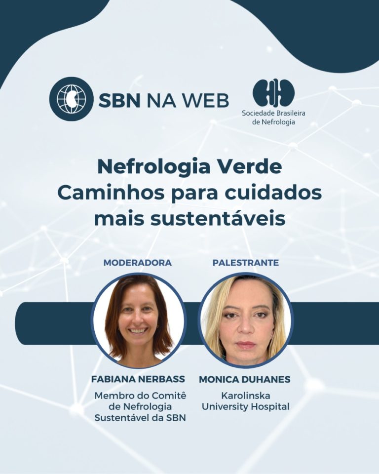Nefrologia Verde: Caminhos para cuidados mais sustentáveis