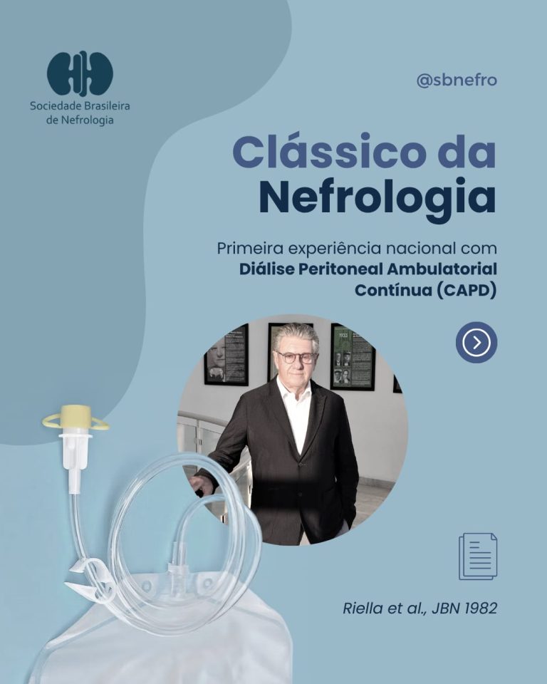 Em 1982, o primeiro relato brasileiro sobre CAPD marcou o início da diálise domiciliar e a inovação na nefrologia nacional
