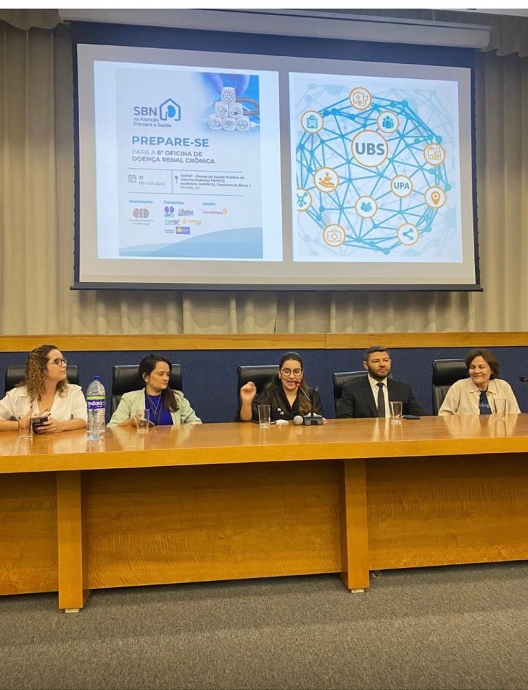 SBN realiza em Brasília a 6ª Oficina de Doença Renal Crônica, fortalecendo a atenção primária e a prevenção em saúde