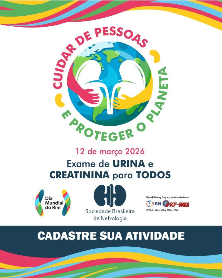 Dia Mundial do Rim 2026: cuide dos rins e do planeta. Cadastre sua atividade e participe deste movimento de conscientização e acolhimento