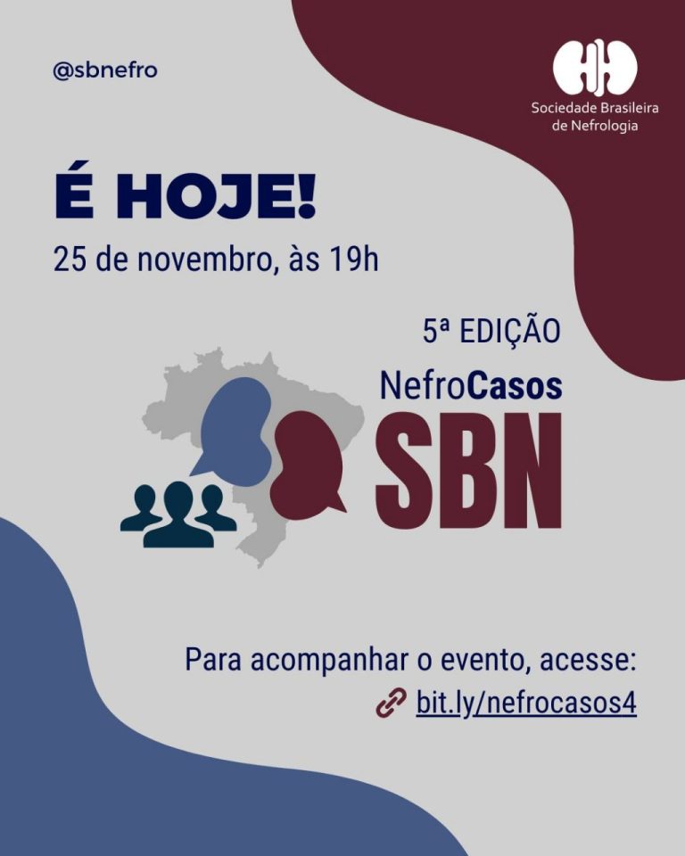 SBN promove a 5ª edição do NefroCasos, série interativa dedicada à discussão de casos clínicos em nefrologia